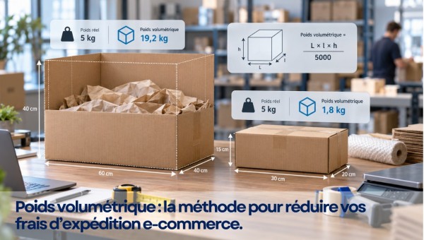 Poids volumétrique : la méthode pour réduire vos frais d’expédition e-commerce